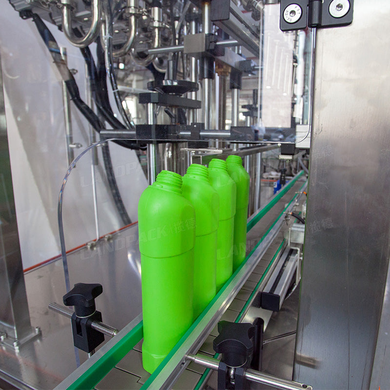 Chemical Filling Machine | High Precision Corrosive Liquid Bottle Filling Machine