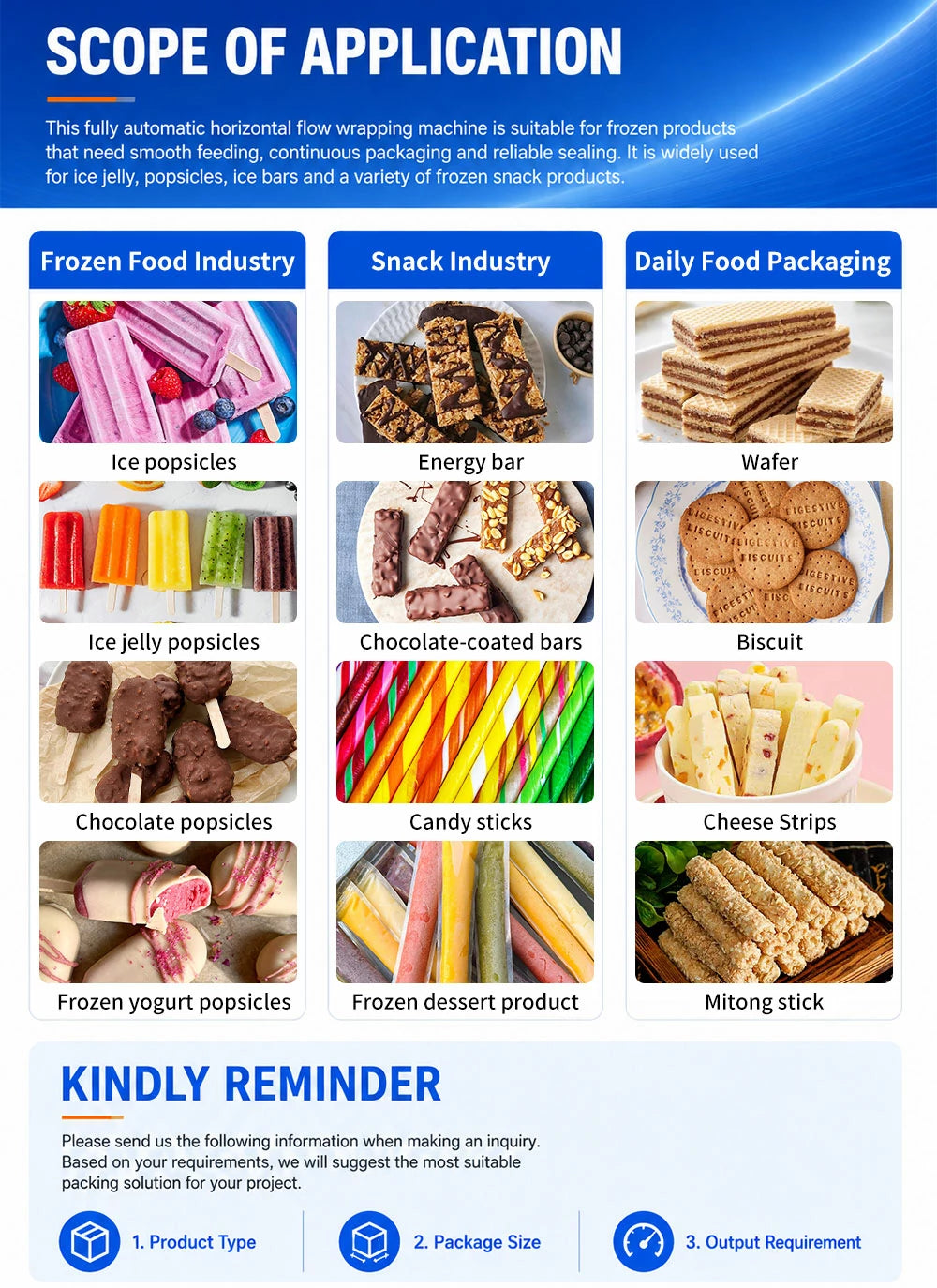 Fully Automatic Ice Cream Popsicle Flow Packing Packaging Machine