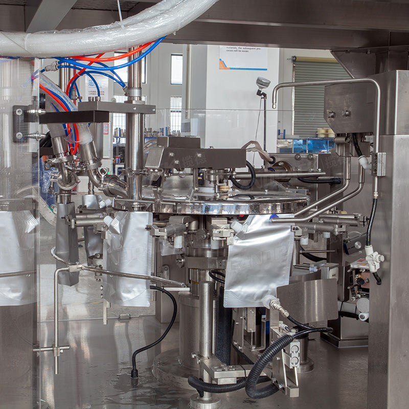 Mayonnaise Rotary Spout Pouch Filling Machine | Premade Pouch Doypack Pouch