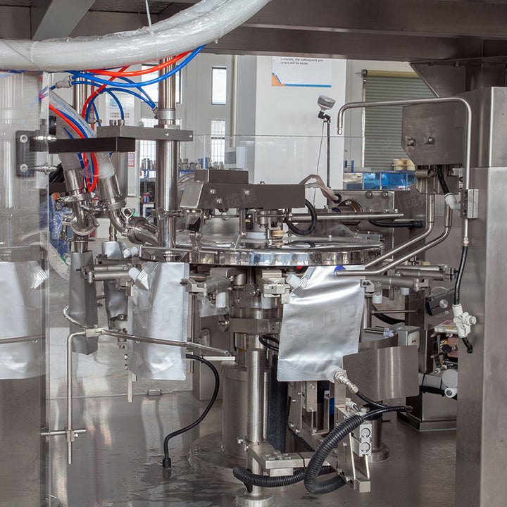 Mayonnaise Rotary Spout Pouch Filling Machine | Premade Pouch Doypack Pouch