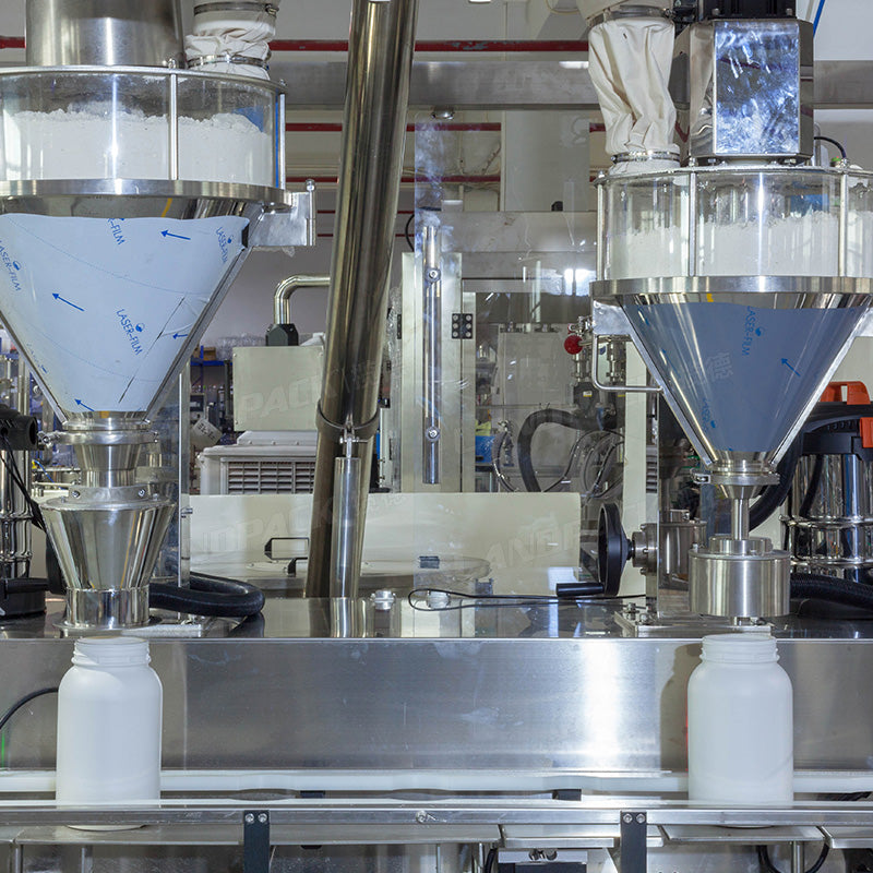 Automatic Milk Powder Bottle Filling Machine Line Protein Powder Filling Production Line
