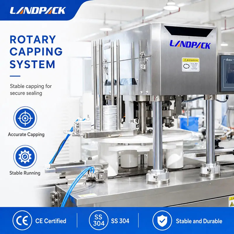Automatic Double-Head Spice Seasoning Powder Can Filling Seaming and Labeling Line
