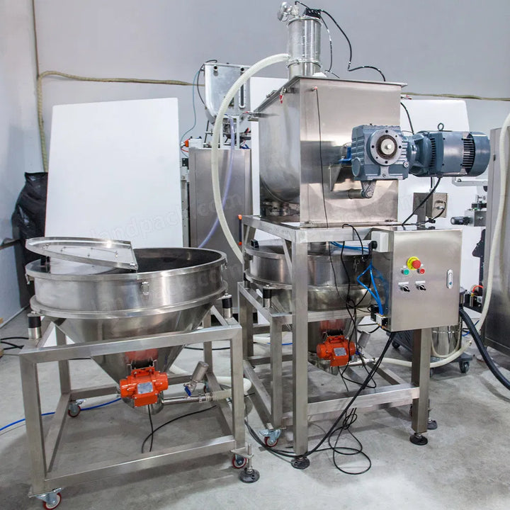 Automatic 4 Lanes Pharma Medical Powder Stick Pack Packing Machine Line