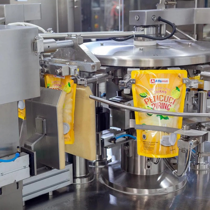 Fully Automatic Shampoo Rotary Premade Doypack Spout Pouch Filling Packing Machine