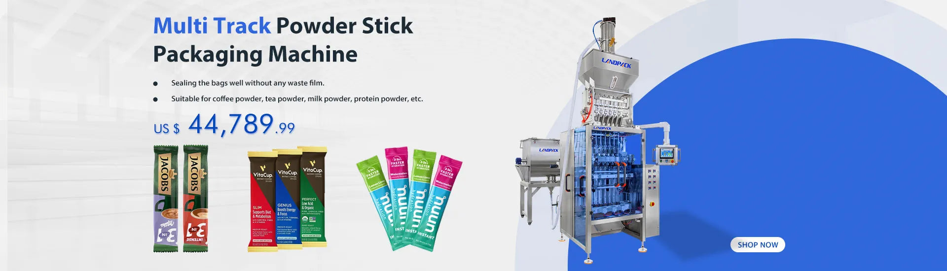 multi track packing machine