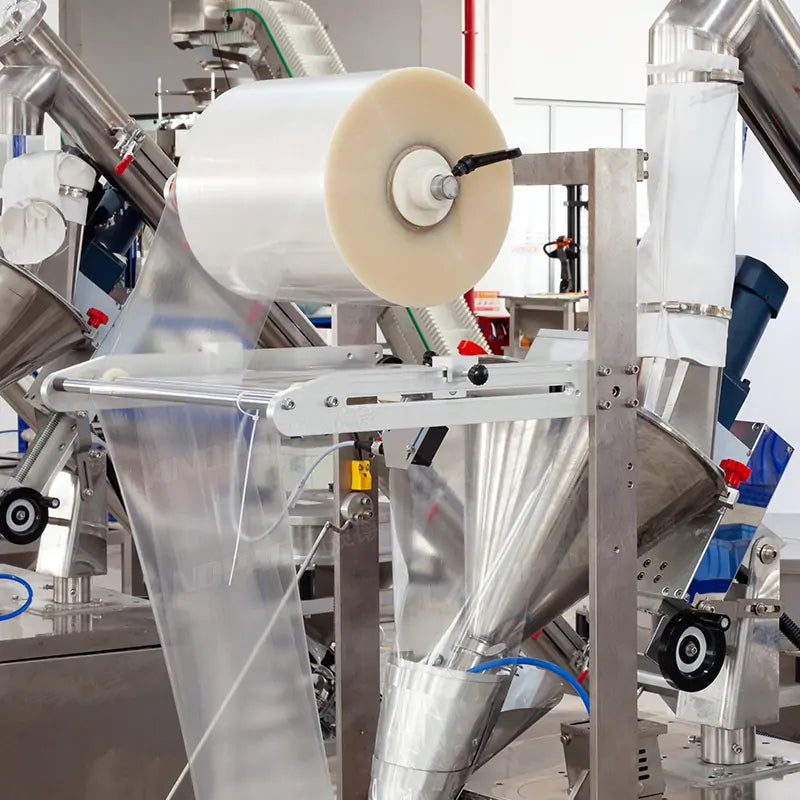 Automatic Powder Vertical Gusseted Bag Filling And Sealing Packing Machine