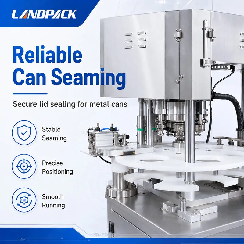 Automatic Milk Powder Cans Filling Seaming and Labeling Machine Line