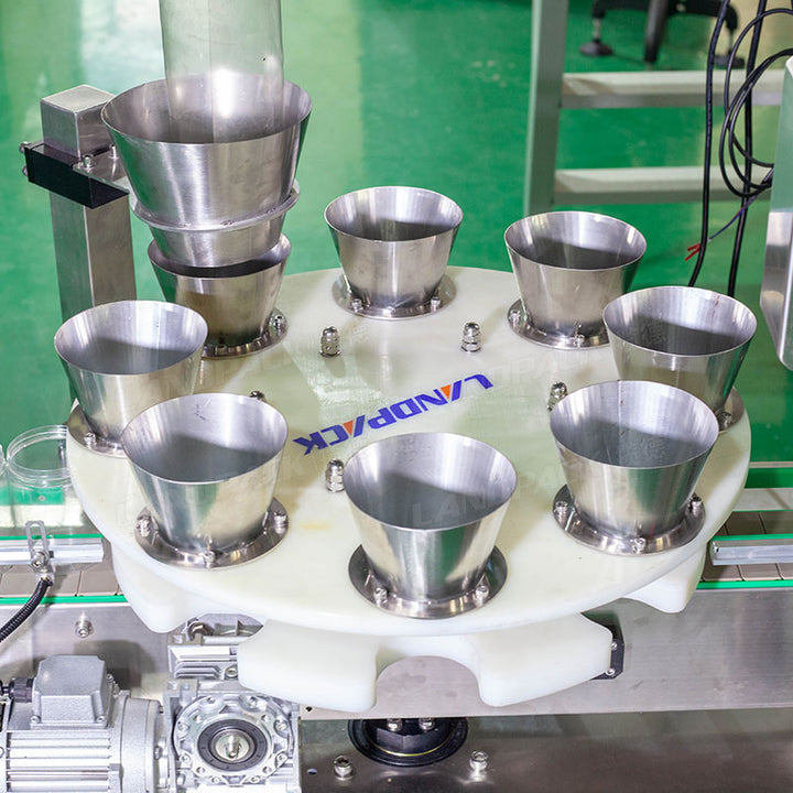 Automatic Cannabis Flower Bottles Weighing Filling Capping and Labeling Lines