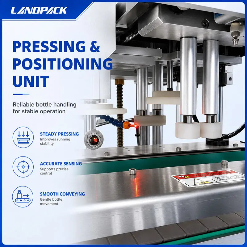 Automatic Milk Powder Bottle Filling, Spoon Inserting, Capping and Labeling Line with UV Sterilization