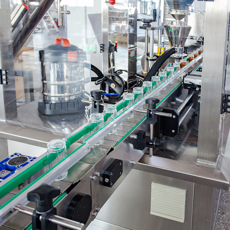 Spice Filling Machine | Powder Bottle Filling Capping and Labeling Line