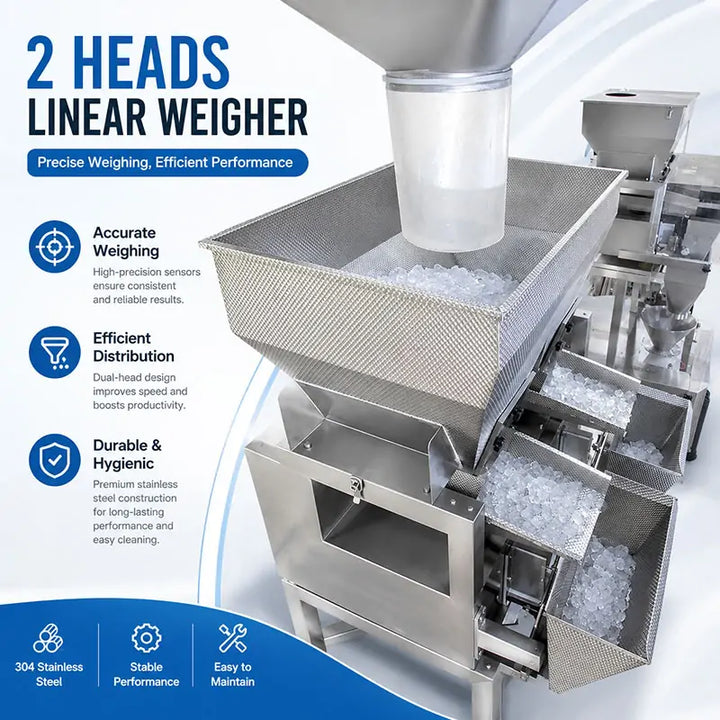 Automatic Ice Cube Vertical Weighing and Pouch Packing Machine