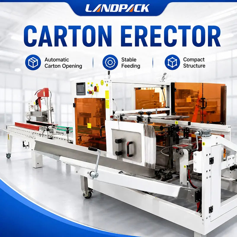 Automatic Cartoning and Case Packing System for End-of-Line Packaging