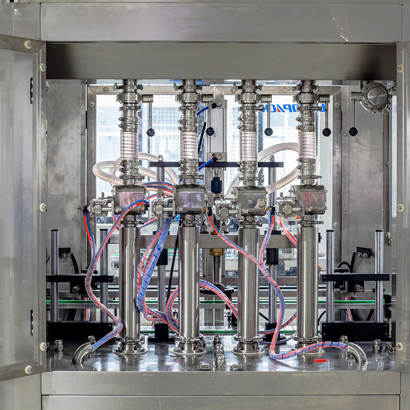 Full Automatic Mayonnaise Bottle/Jar Filling Capping And Labeling Line