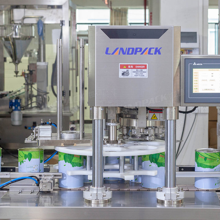 Automatic Premium Milk Powder Cans Filling Seaming Machine