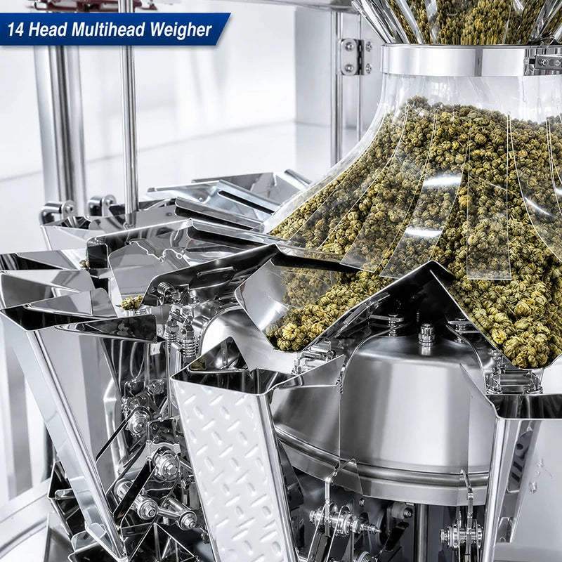 High Precision Cannabis Buds & Marijuana Zipper Pouch Premade Pouch Packing Machine