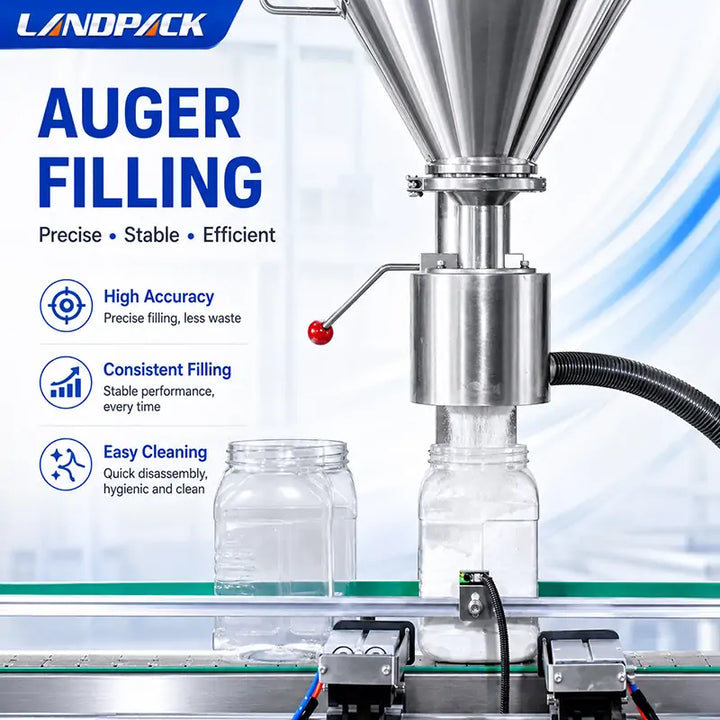Automatic Spice Powder Square Bottle Filling and Capping Line