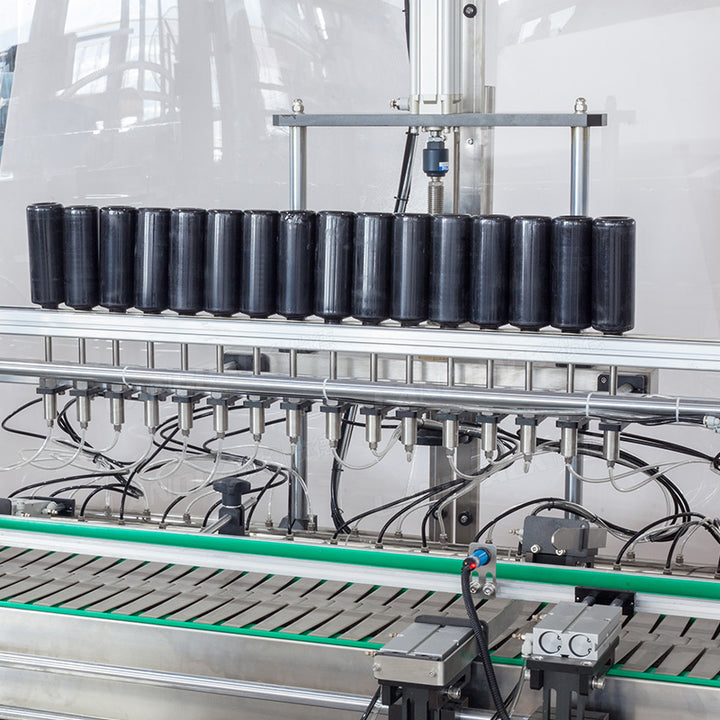 Automatic Liquid Protein Collagen Bottle Unscrambler Washing Filling Capping Machine Line