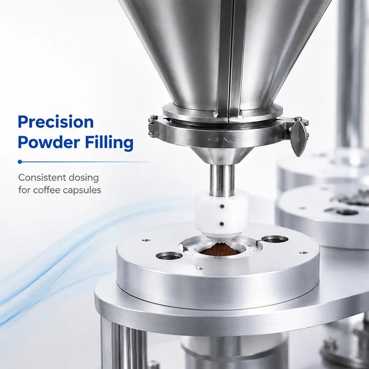 High-Speed Nespresso Coffee Capsule Filling and Sealing Machine