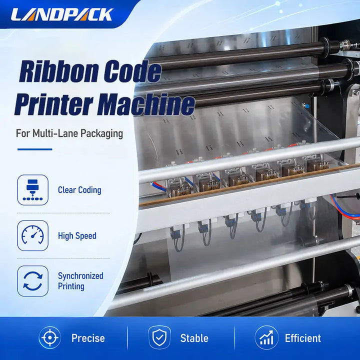 Automatic Multi Lane Ketchup Sauce Sachet Stick Filling and Packing Machine with Easy-Tear Notch and Ribbon Coder