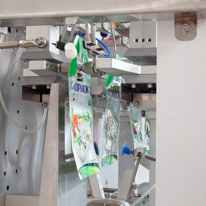 Automatic Sauce Pouch Packing Machine | M Shape & Spout Pouch Filling and Sealing