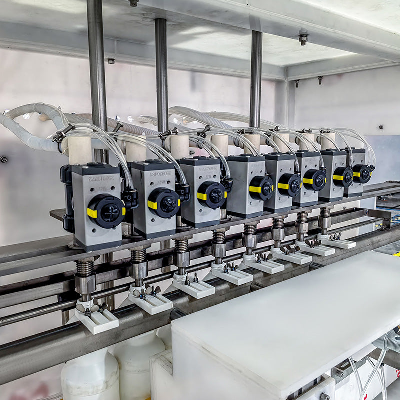 Fully Automatic Corrosive Chemical Liquid Filling Capping Labeling Machine Line