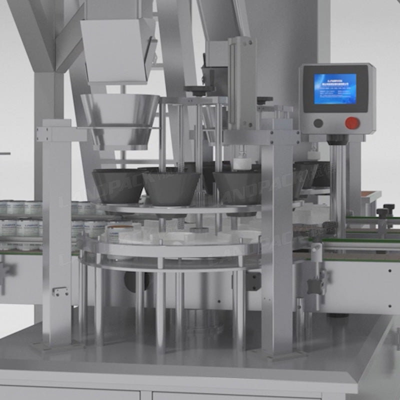 Pickled Cans Filling Machine | Automatic Fruit Cans Filling Seaming Coding Line