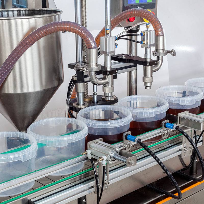 Liquid Filling Machine | Syrup Filling and Sealing Machine With Labeling Machine