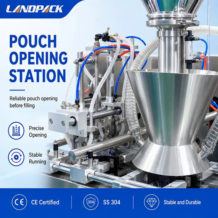 Automatic Turmeric Spice Powder Packing Machine Horizontal Premade Pouch Filling and Sealing Machine