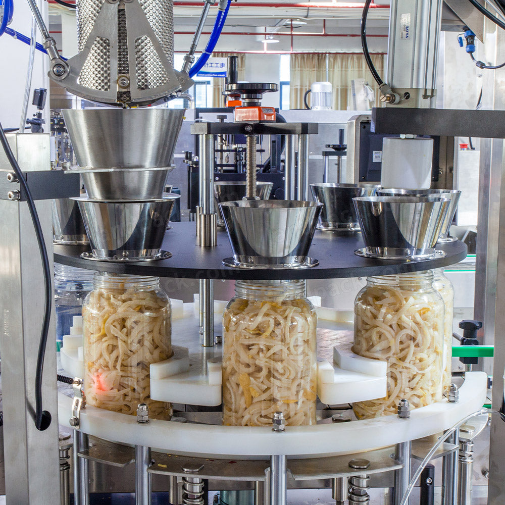 High Accuracy Pickled Achar Filling Capping and Labeling Line