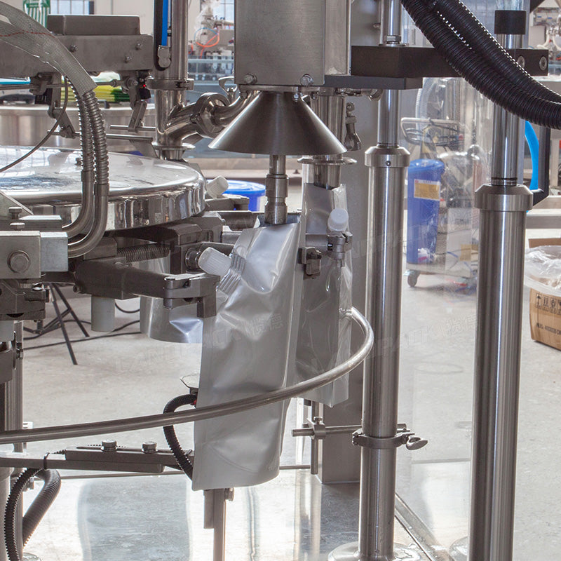 Mayonnaise Rotary Spout Pouch Filling Machine | Premade Pouch Doypack Pouch