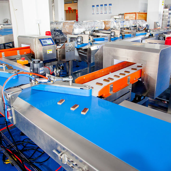 Automatic Biscuit Feeding Packing Line | Chocolate Bar Cookie Packaging System