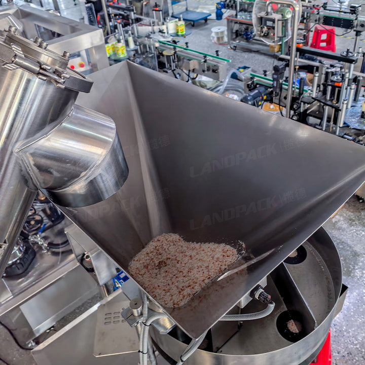Automatic Granule Filling Capping Labeling Machine Sea Salt Filling Machine