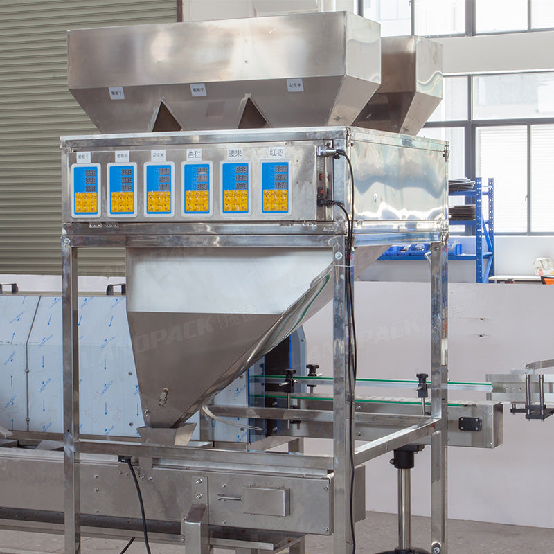 Automatic Mixed Nuts Peanuts Can Tin Filling Sealing and Labeling Machine