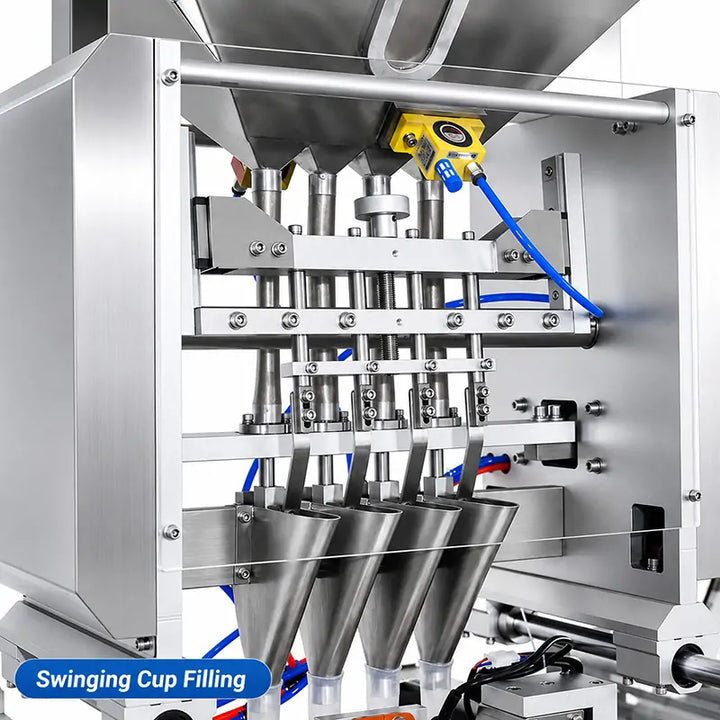 Automatic Multi Lane Mixed Spice Granule and Powder Sachet Filling and Sealing Machine