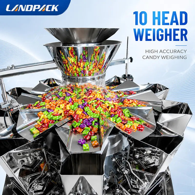 Automatic Toffee Candy Gusset Bag Vertical Pouch Packing Machine