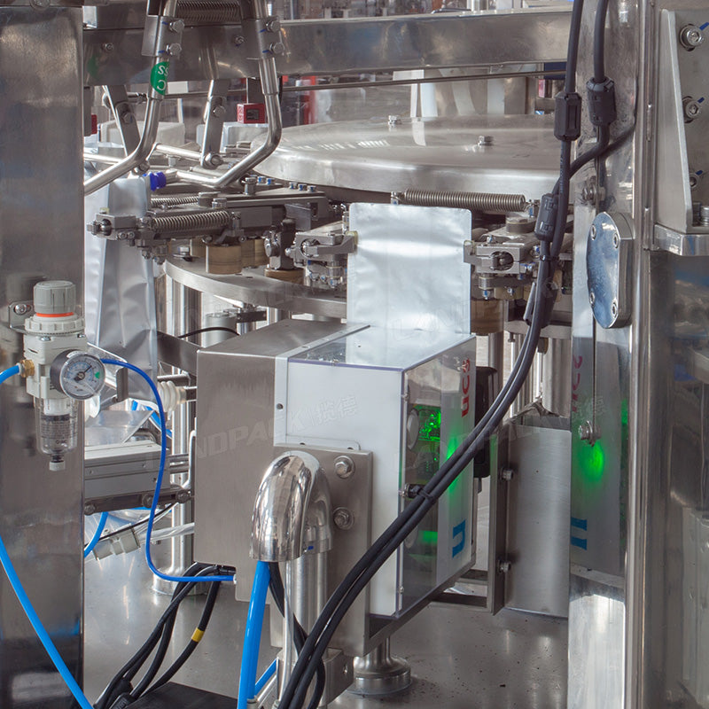 Rotary Doypack Packing Machine 10 Working Stations Premade Pouch Packaging Machine