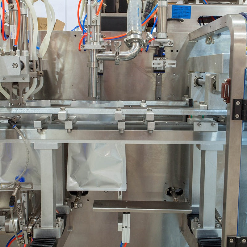 Automatic Sauce Paste Horizontal Premade Pouch Doypack Machine With Storage Hopper