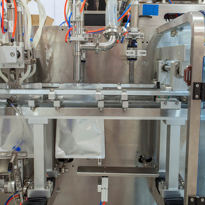 Automatic Sauce Paste Horizontal Premade Pouch Doypack Machine With Storage Hopper