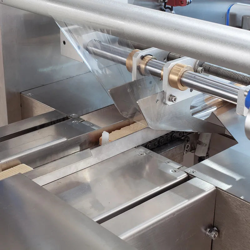 High Speed Wafer Biscuit Packing Machine Bakery Packaging Machine
