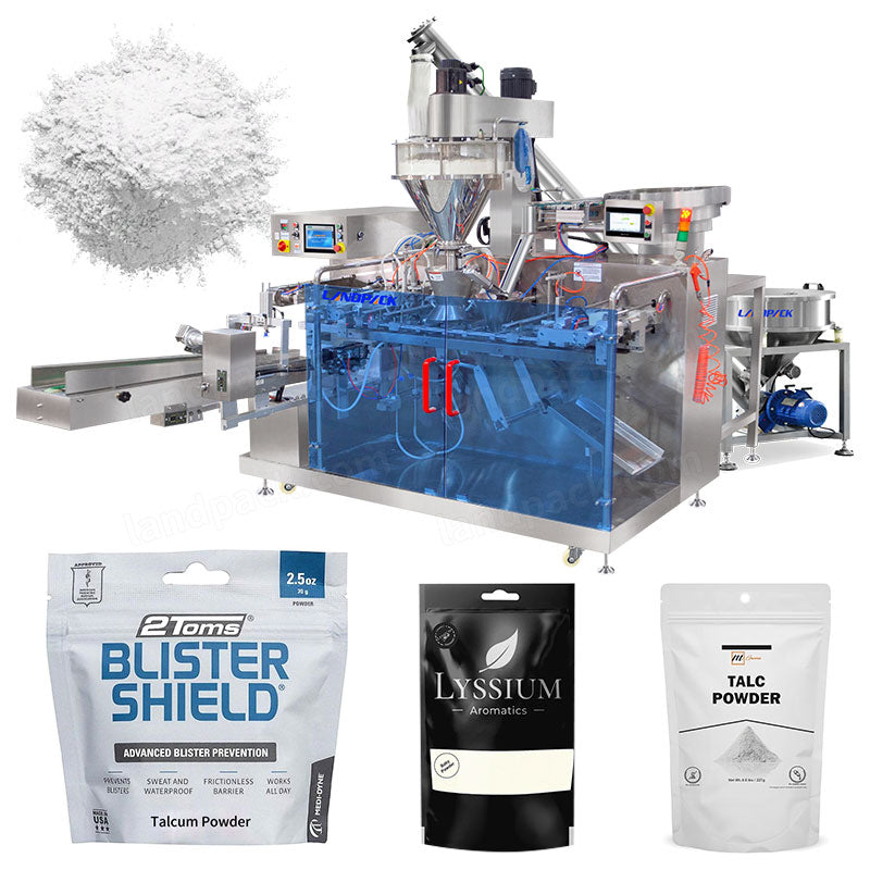 Automatic 500g 1kg Talcum Powder Pouch Doypack Filling Packing Machine