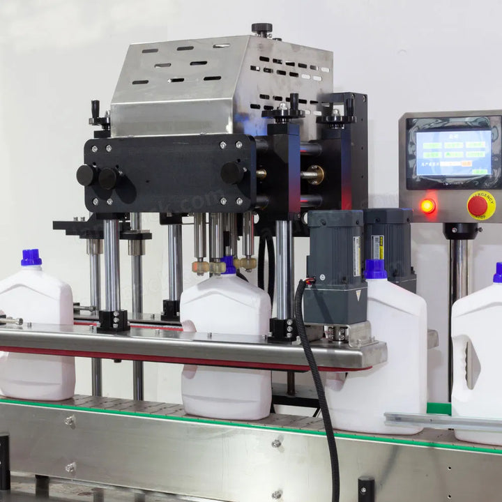 500ml-5L Automatic Liquid Filling Capping and Labelling Machine Line