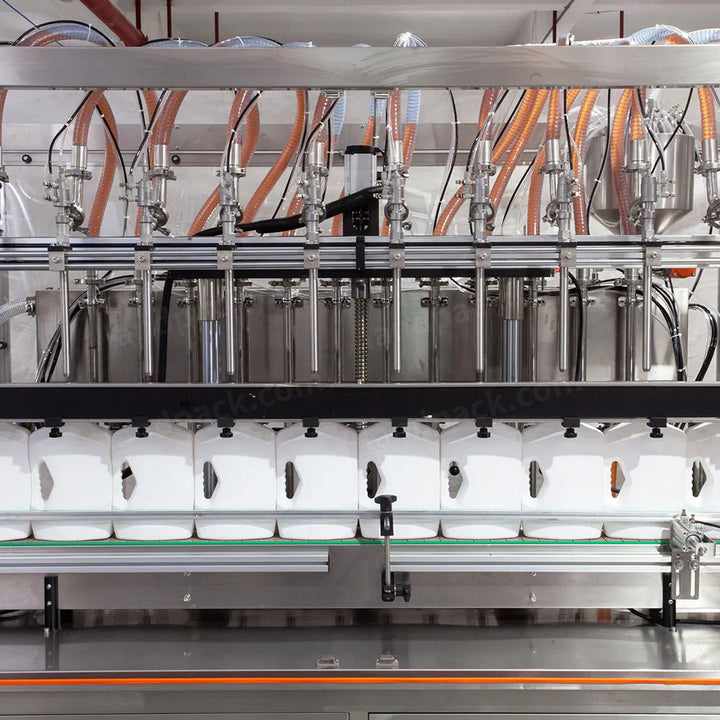 500ml-5L Automatic Liquid Filling Capping and Labelling Machine Line