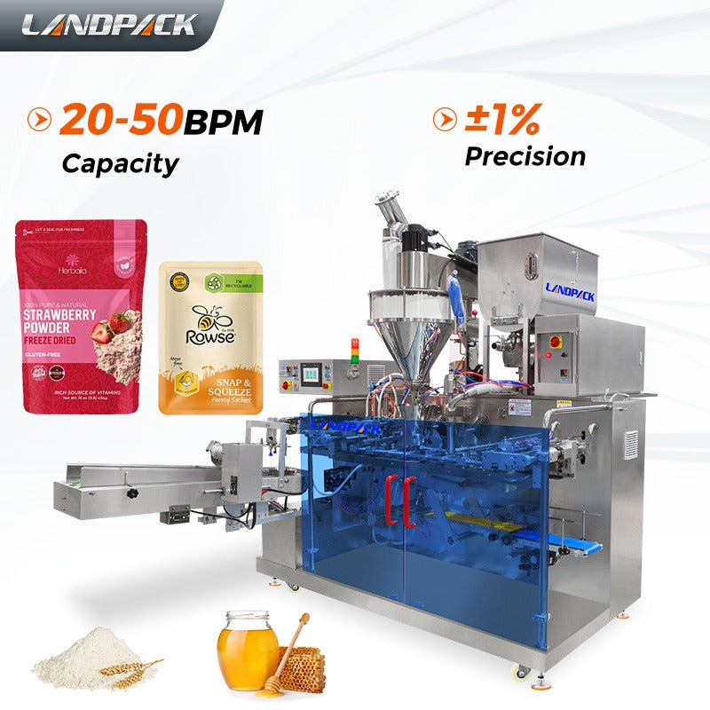 Automatic Horizontal Premade Pouch Doypack Packing Machine For Powder And Liquid