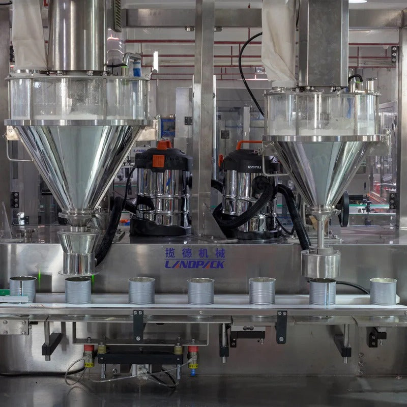 Fully Automatic Milk Powder Cans Tins Filling Seaming Production Line