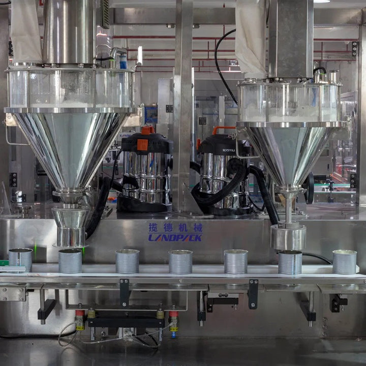 Fully Automatic Milk Powder Cans Tins Filling Seaming Production Line