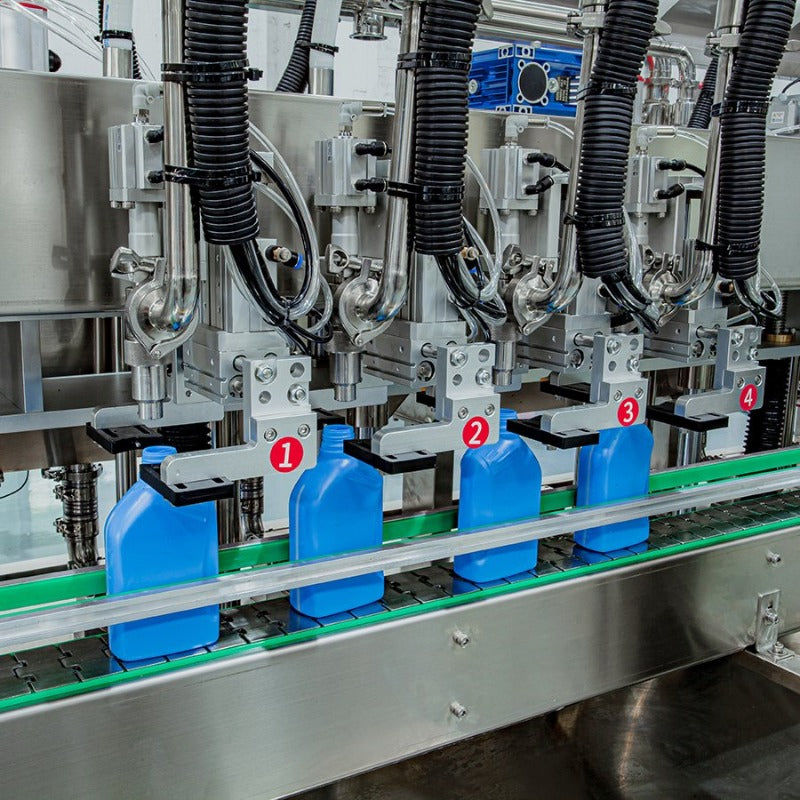 Automatic 8 Head Gear Pump Peanut Butter Tracking Filling Machine