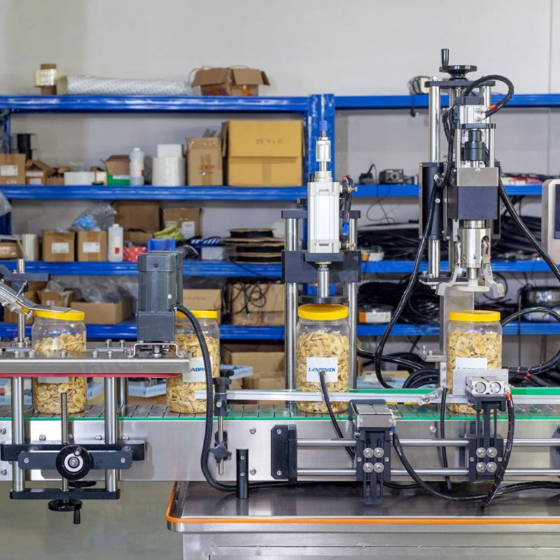 Automatic Dry Fruit Jerky Filling Line with Sealing Capping and Labeling Machine