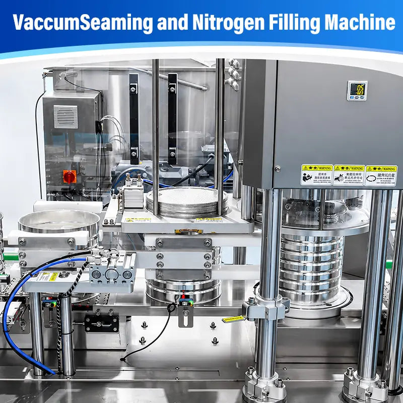 Automatic Protein Powder Can Filling Line with Vacuum Nitrogen Seaming and Laser Coding