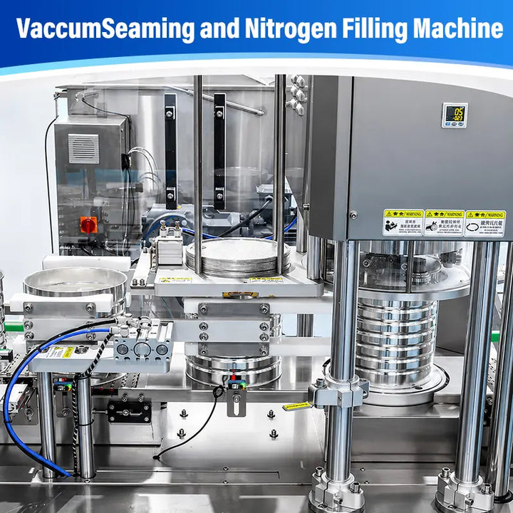Automatic Protein Powder Can Filling Line with Vacuum Nitrogen Seaming and Laser Coding