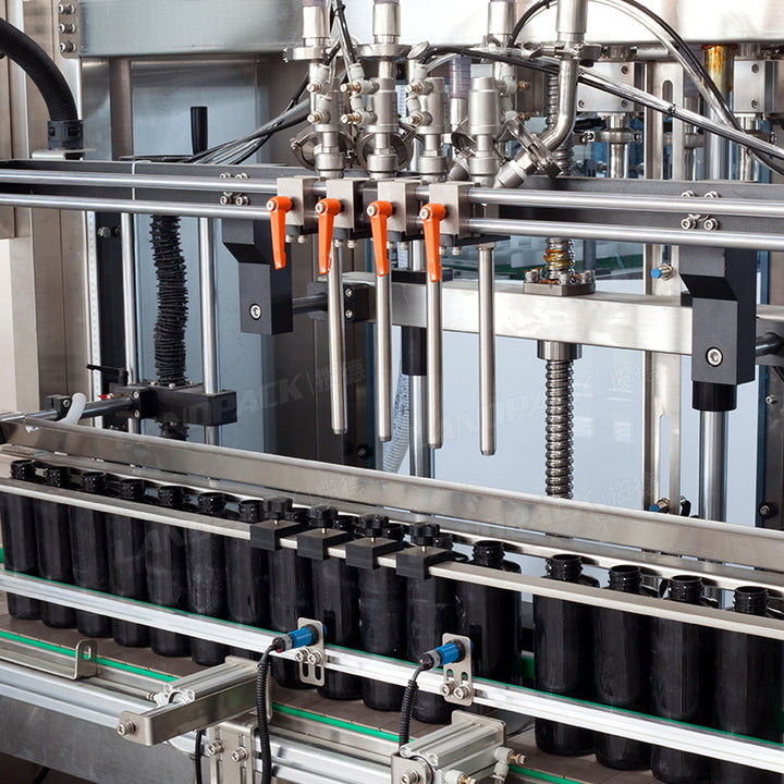 Automatic Liquid Protein Collagen Bottle Unscrambler Washing Filling Capping Machine Line